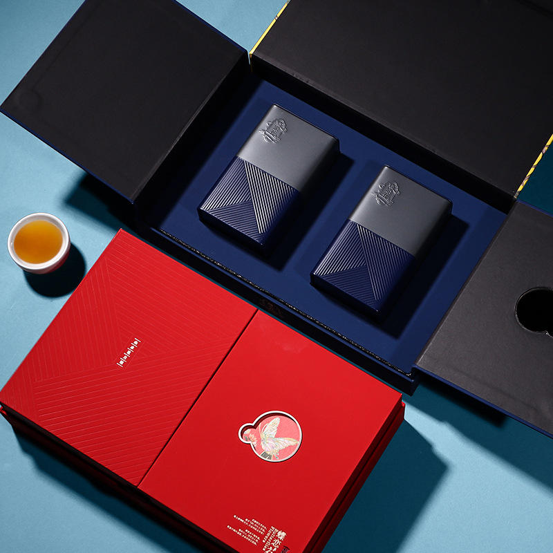 Custom wholesale luxury white black paper nut tea wine preserved wedding favour jewellery cardboard Happy New Year gift boxes