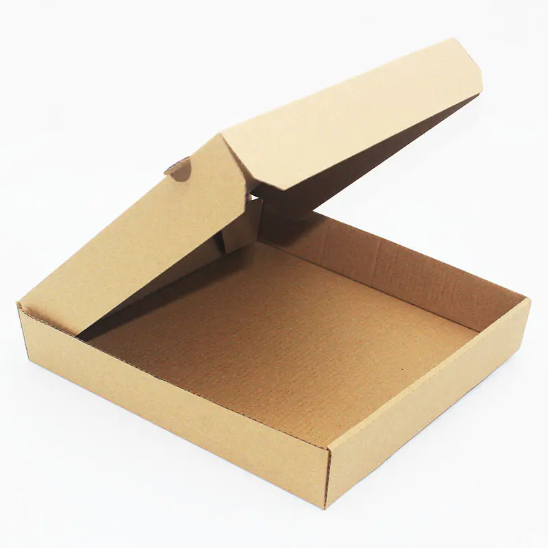 Custom Manufacturer Disposable Food Grade all size Takeaway French Fries Corrugated Paper Bulk Carton Pizza Box slice with logo