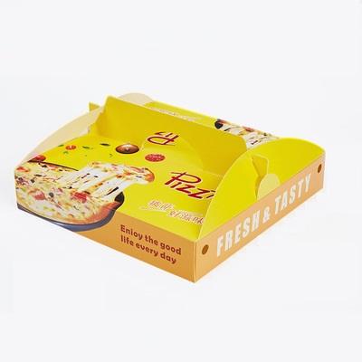 Custom Printed logo Eco Friendly 6 8 10 12 14 16 18 20 22 24 Inch Fast Food Lunch Corrugated Packaging frozen round Pizza Box