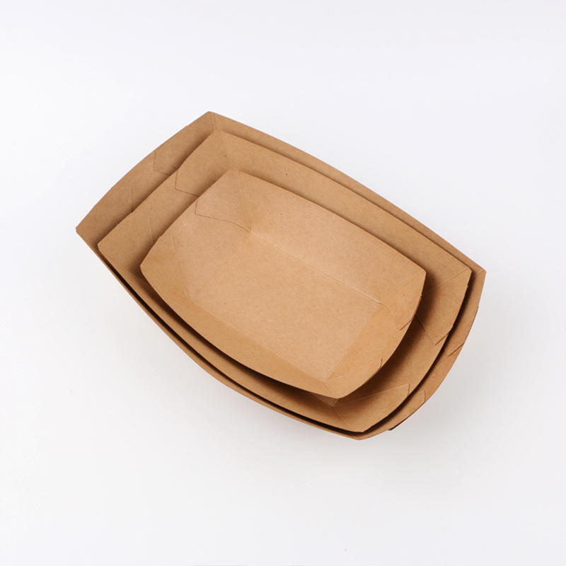 Custom Printed Eco Friendly Fast Food hot dog Lunch Kraft Corrugated cardboard paper Packaging Container Hamburger Takeaway Box