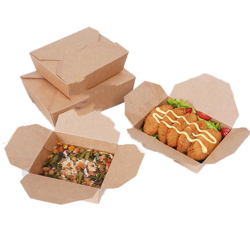 Custom white food grade Recyclable French fries fried chicken carton cardboard packaging hamburger burger take out box with logo