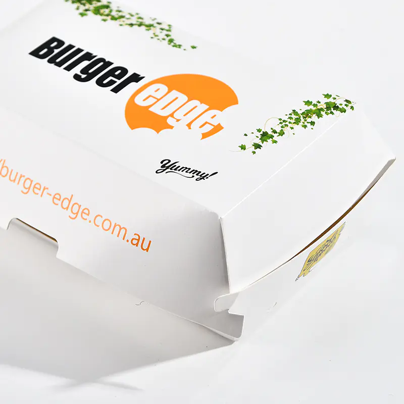 Thickened Hamburger Box Corrugated Packaging Manufacturers New Design Burger Box