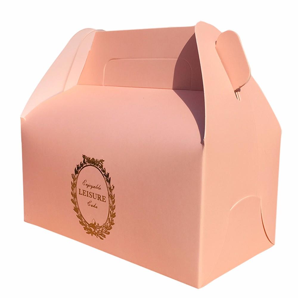 colorful custom dessert donut food paper packaging box-1