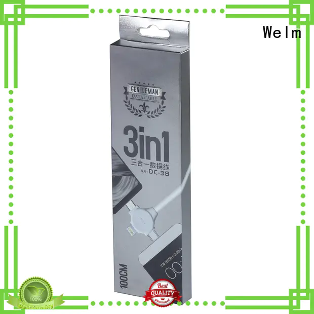 Welm toothbrush Electronics packaging box superior quality for home