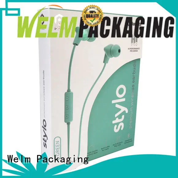 rectangular online packaging supplies highend with pvc window for men