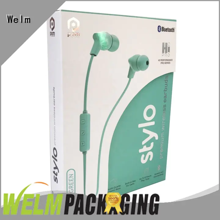 Welm headphone simple packaging company for sale