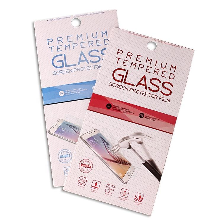 Smartphone Screen Protector Packaging Color Box for Tempered Glass Packing