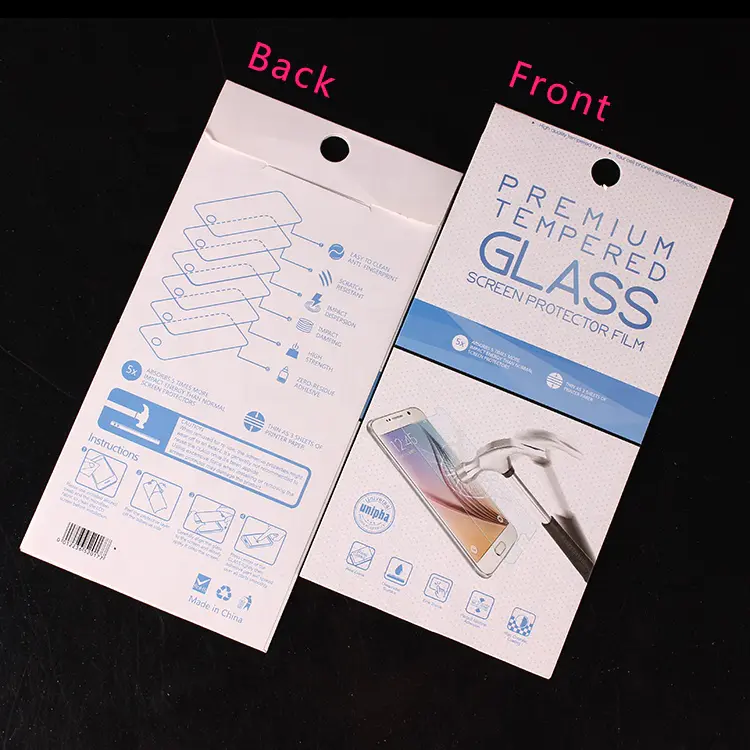 hot sale cardboard cosmetic packaging supplier for tempered glass packing Welm