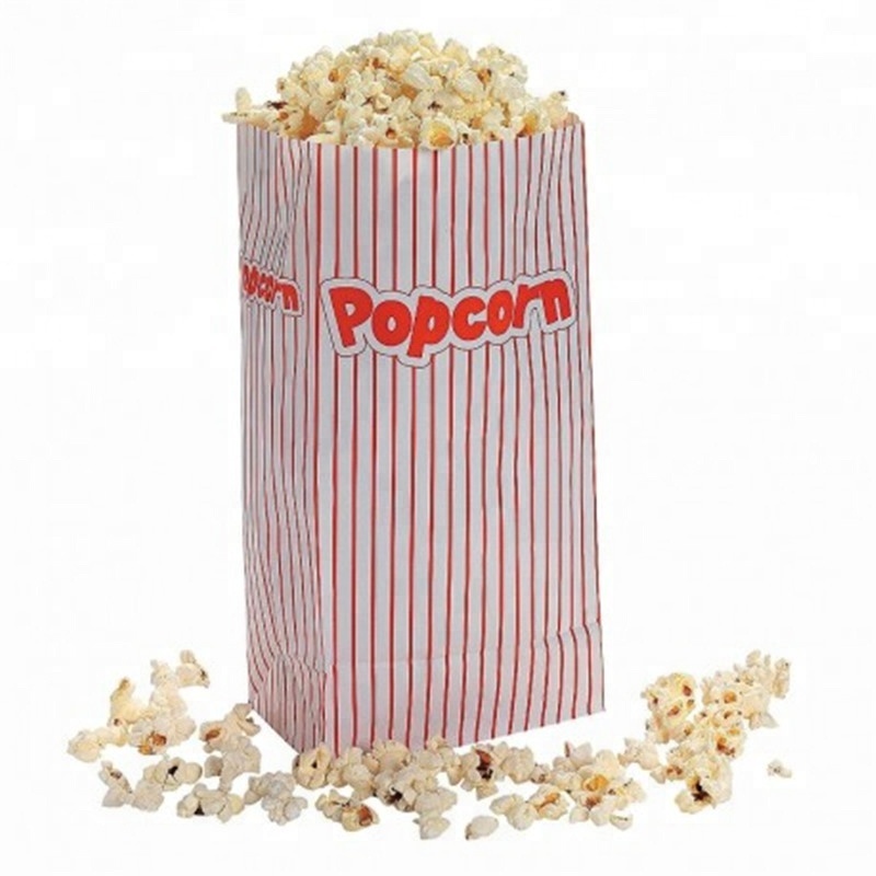 high quality logo printed greaseproof custom popcorn paper bag-5