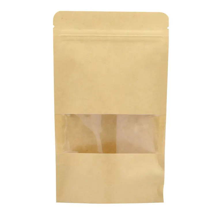 pp brown paper bags packing to recycled paper bags handle for sale