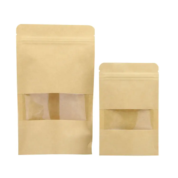 pp brown paper bags packing to recycled paper bags handle for sale
