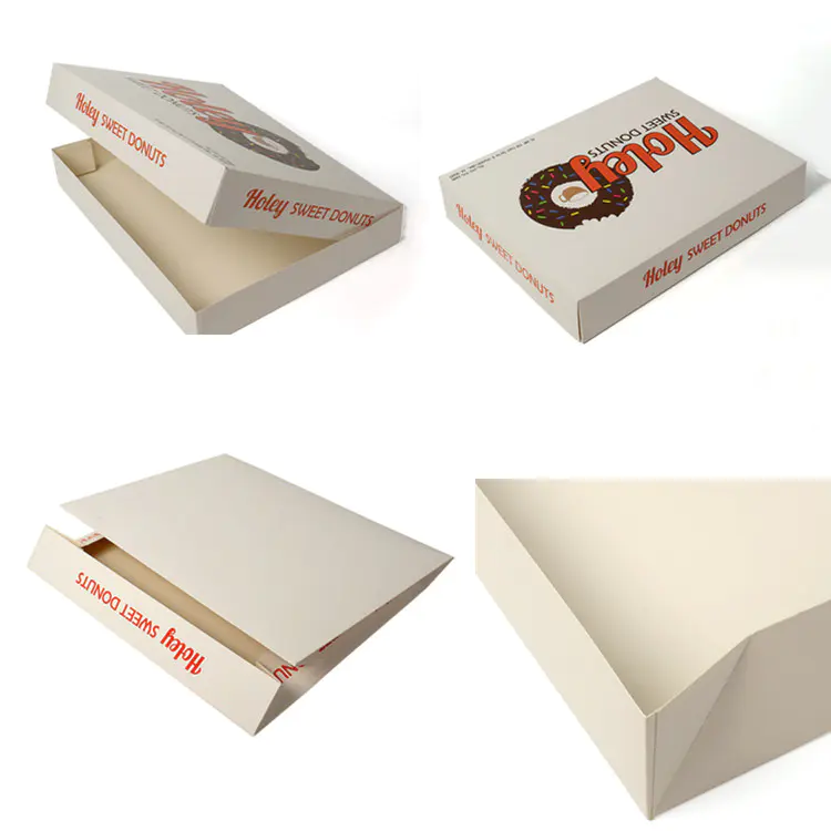 donut disposable snack boxes colorprinted cartoon for gift