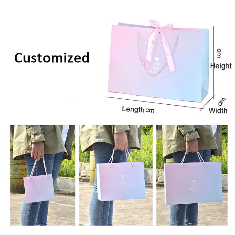 Printed Shopping Paper Bag With Your Own Logo