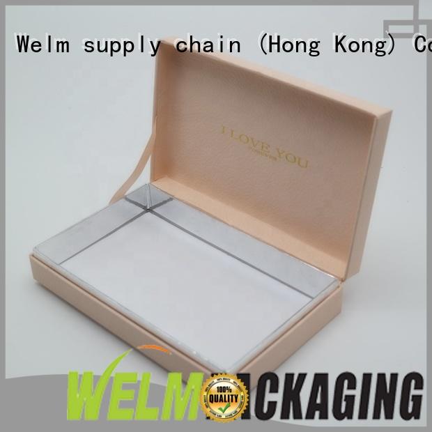 Welm custom printing jewelry gift boxes for necklaces and earrings for business pen