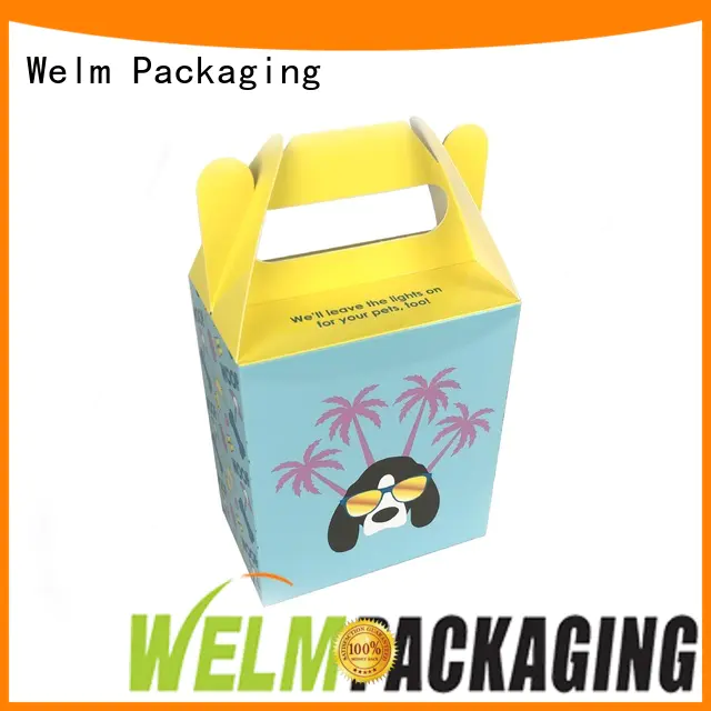 Welm recyclable food gift box packaging factory for food