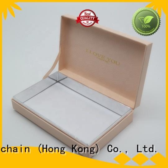Welm jewelry gift boxes bulk with hot satmp logo for ear ring