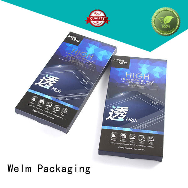 Welm electronics packaging design with pvc window for men