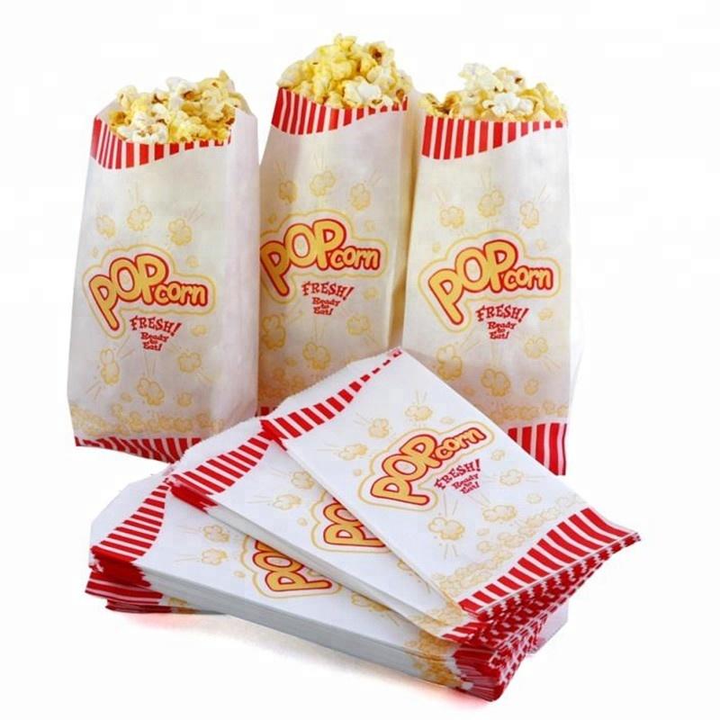 high quality logo printed greaseproof custom popcorn paper bag-3