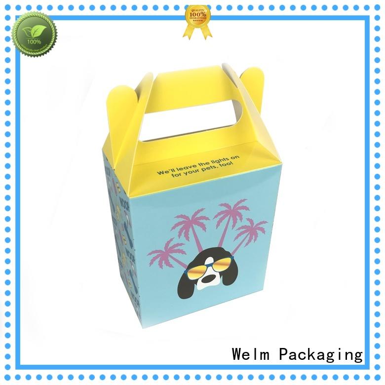 Welm recyclable food packaging manufacturers with color printed food grade material for gift